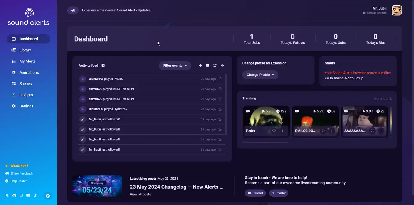 How do I create visual Animations with Sound Alerts.webp