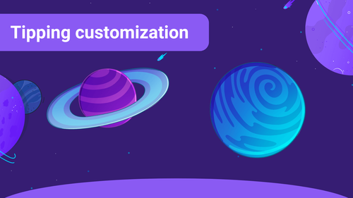Tipping Page Customization